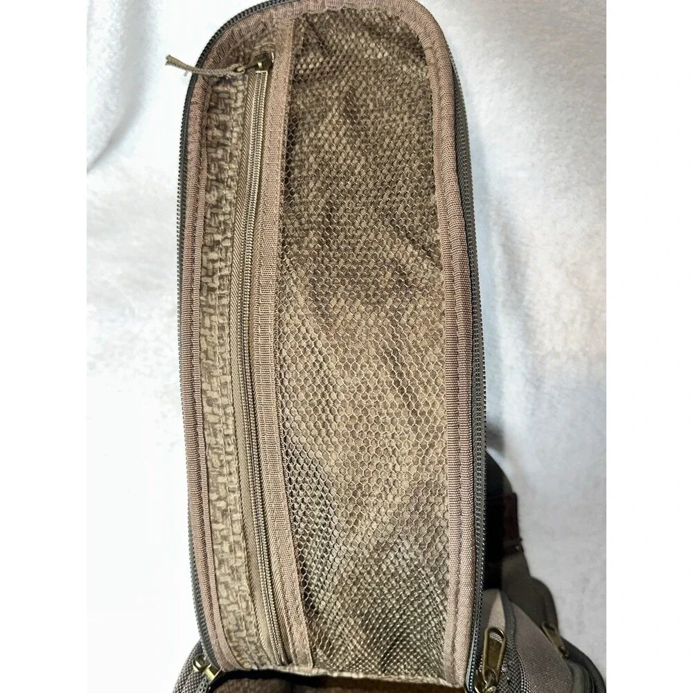 Tommy Bahama Essentials Travel Carry On Overnight Green Canvas Duffle Bag